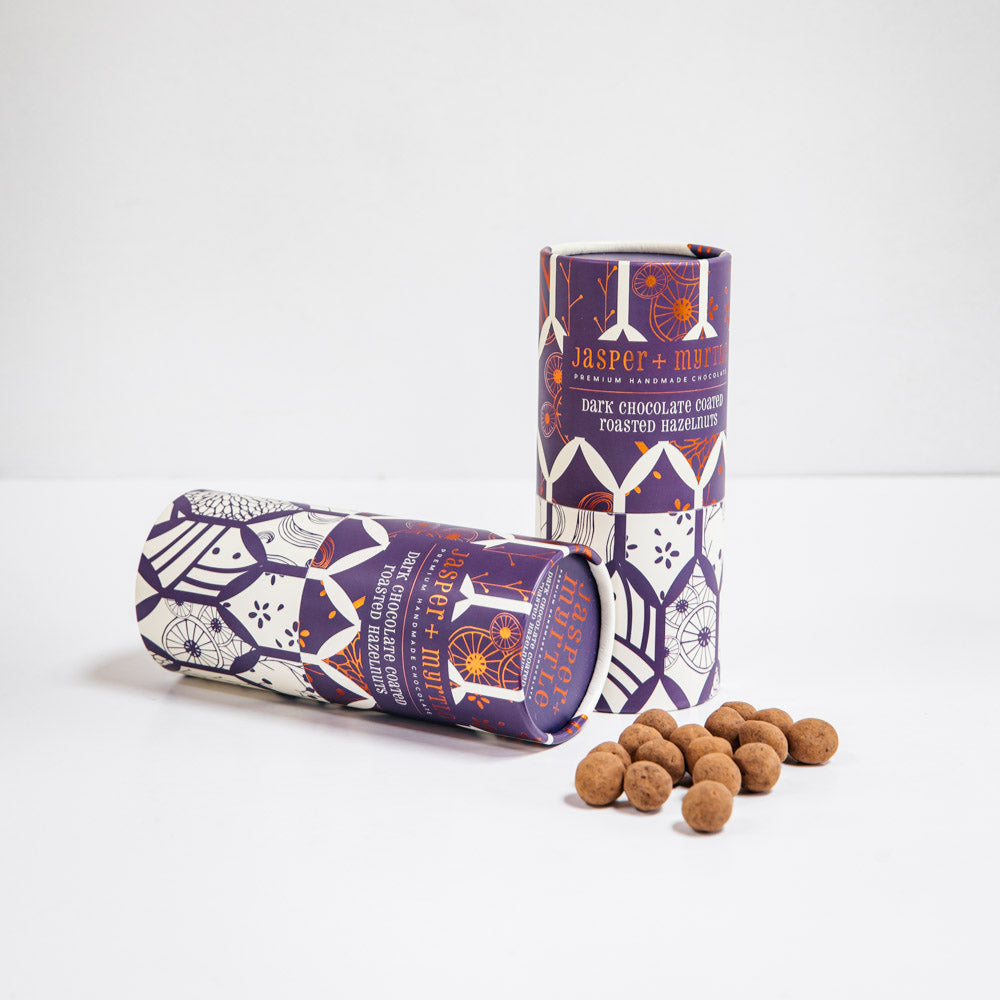 Dark Chocolate Coated Hazelnuts (200g)